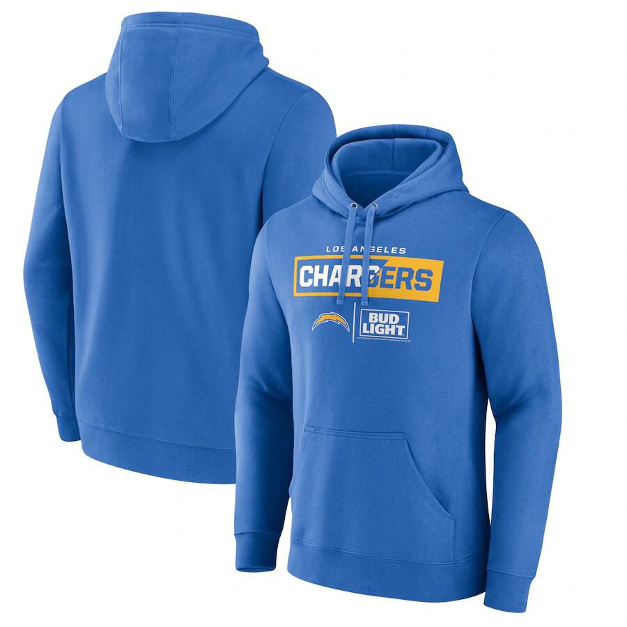 Men 2023 NFL Los Angeles Chargers blue Sweatshirt style 2->los angeles chargers->NFL Jersey